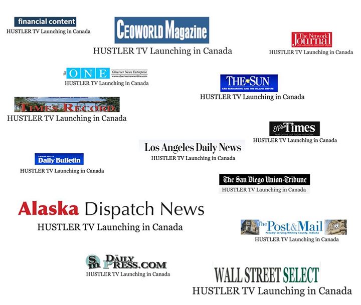 Mon partenariat avec Larry Flynt pour Hustler TV selon les médias USA. 80 articles de LA à l’Alaska ! :)  #VanessaMedia
 
Hustler TV Canada launch on …